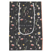 「愛エレガントで」フローラ ミディアムペーパーバッグ (裏面)