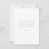 愛エレガントと感謝していモダン金ゴールド結婚写真 サンキューカード (裏面)