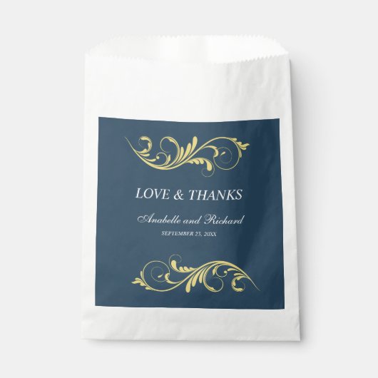 愛エレガントと感謝してい結婚の フェイバーバッグ (正面)