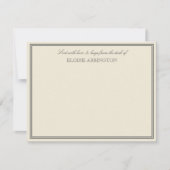 愛エレガントと抱擁で送られる卵殻 ノートカード (正面)