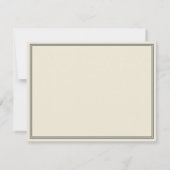 愛エレガントと抱擁で送られる卵殻 ノートカード (裏面)