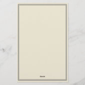 愛エレガントと抱擁で送られる卵殻 便箋 (裏面)