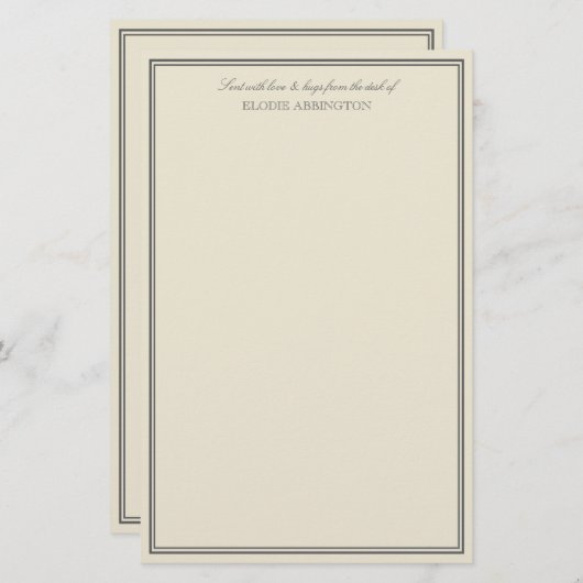 愛エレガントと抱擁で送られる卵殻 便箋 (正面/裏面)