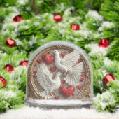 愛エレガントと統一を象徴するハトのペア (クリスマス)