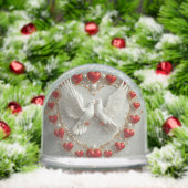 愛エレガントと統一を象徴するハトのペア (クリスマス)