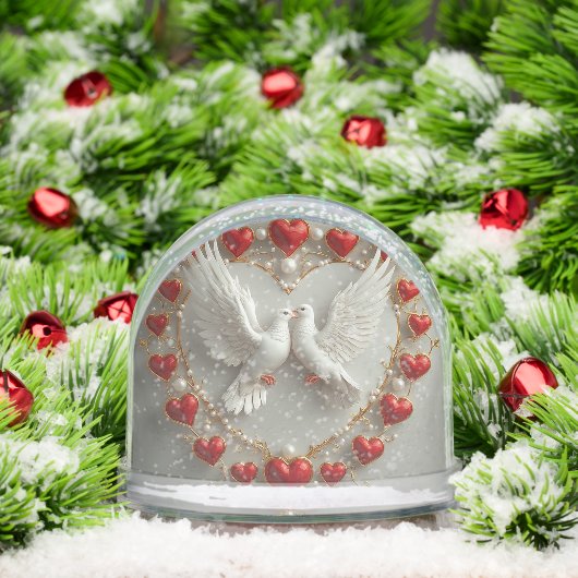 愛エレガントと統一を象徴するハトのペア (クリスマス)