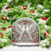 愛エレガントと統一を象徴するハトのペア (クリスマス)