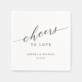 愛エレガントのカクテル結婚応援 スタンダードカクテルナプキン (正面)