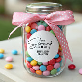 愛エレガントは甘いハート書結婚 ラウンドシール