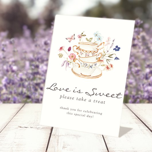 愛エレガントは甘い兆し 台座サイン