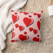 愛エレガントハートとバレンタインデー クッション (ブランケット)