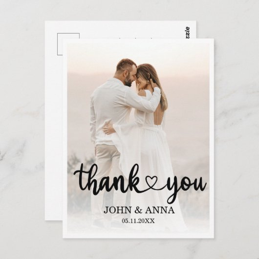 愛エレガントハートス結婚クリプトの写真 ポストカード (正面/裏面)