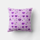 愛エレガントモダン最高のハート クッション (裏面)