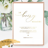 愛エレガント実在情の記憶の兆し結婚を引き立てる 箔ポスター