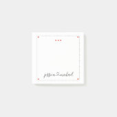 愛エレガント結婚式の引き出物投稿ノートに参加 ポストイット (正面)