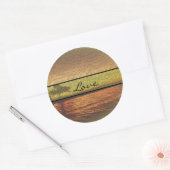 愛エレガント結婚式用シール ラウンドシール (封筒)