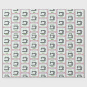 愛エレガント製裁縫機台 ラッピングペーパー (フラット)