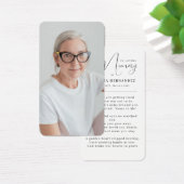 愛エレガント記憶の写真葬儀祈りの言葉 (デスク)