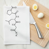 愛オキシトシンの化学式化学要素s キッチンタオル (四つ折り)