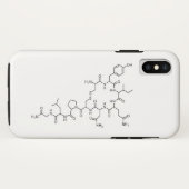 愛オキシトシンの化学式化学要素s Case-Mate iPhoneケース (裏面(横))