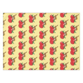 愛オーガニック人スパロウ食べーのレッドトマト テーブルクロス (正面(横))