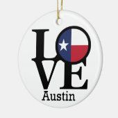 愛オースティンTX セラミックオーナメント (左)