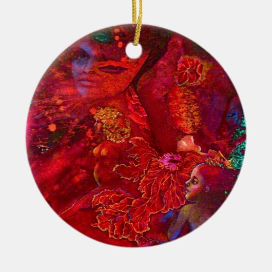 愛オーナメント セラミックオーナメント (正面)