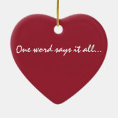 愛オーナメント セラミックオーナメント (裏面)