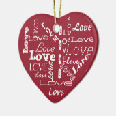 愛オーナメント セラミックオーナメント (左)