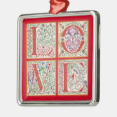 愛オーナメント メタルオーナメント (左)