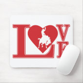 愛カウボーイズ。カウボーイズが大好き マウスパッド (マウス)