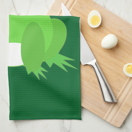 愛カエル キッチンタオル (四つ折り)