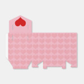 愛カスタマイズのハート フェイバーボックス (折り畳みなし)