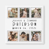 愛カスタマイズの写真ギフトモダンパーソナライズされた マグネット (正面)