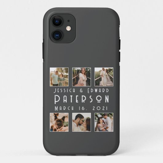 愛カスタマイズの写真ギフトモダンパーソナライズされた Case-Mate iPhoneケース (裏面)