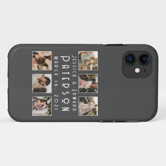 愛カスタマイズの写真ギフトモダンパーソナライズされた Case-Mate iPhoneケース (裏面(横))