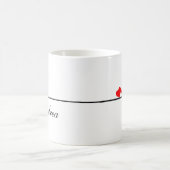 愛カスタマイズ愛のバレンタイン コーヒーマグカップ (中央)