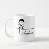 愛カスタマイズ愛のバレンタイン コーヒーマグカップ (左)