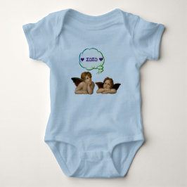 愛カスタマイズXOXOバレンタインデンケルビエンジェル ベビーボディスーツ