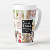 愛カスタムされる写真 カフェラテマグ (右アングル)