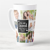 愛カスタムされる写真 カフェラテマグ (左アングル)