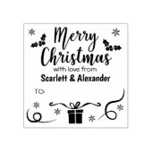 愛カスタムで二人のメリー・クリスマス。 ラバースタンプ (インプリント)