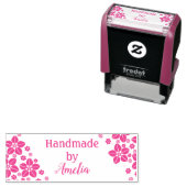 愛カスタムで作ったオリエンタルの花 セルフインキングスタンプ (インサイチュ)