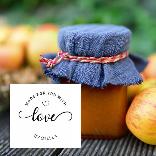 愛カスタムで作られた ラバースタンプ