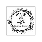 愛カスタムで作られた ラバースタンプ (インプリント)