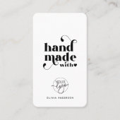 愛カスタムで手作りロゴありがとう 名刺 (正面)