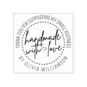 愛カスタムで手作りThank You Small Business ラバースタンプ (インプリント)