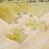 愛カスタムな写真のパズルの単語 ジグソーパズル (側面)