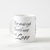 愛カスタムな写真のブライダルとRUNNETHをすくって下さい コーヒーマグカップ (正面左)