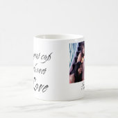 愛カスタムな写真のブライダルとRUNNETHをすくって下さい コーヒーマグカップ (中央)